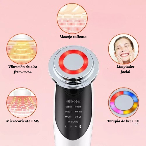 Masajeador Facial, transforma tu rutina en un ritual de lujo con LumiTherm, el dispositivo que combina belleza, bienestar y resultados visibles